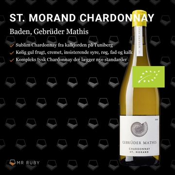 2023 Saint Morand Chardonnay, Gebrüder Mathis, Baden, Tyskland